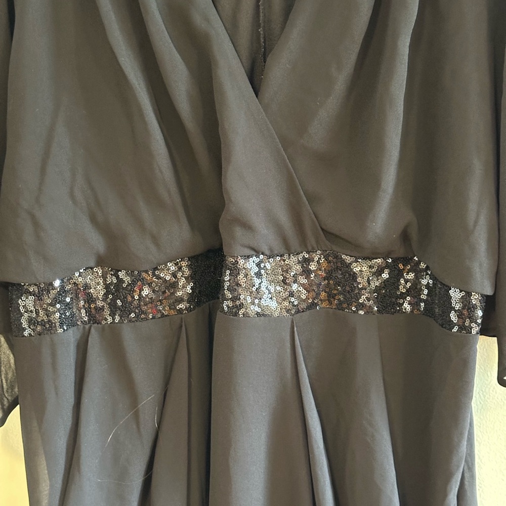 City Chic Black Dress with Sequins - Picture 3 of 5